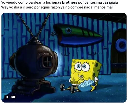 Los memes de la cancelación de los conciertos de los Jonas Brothers en México
