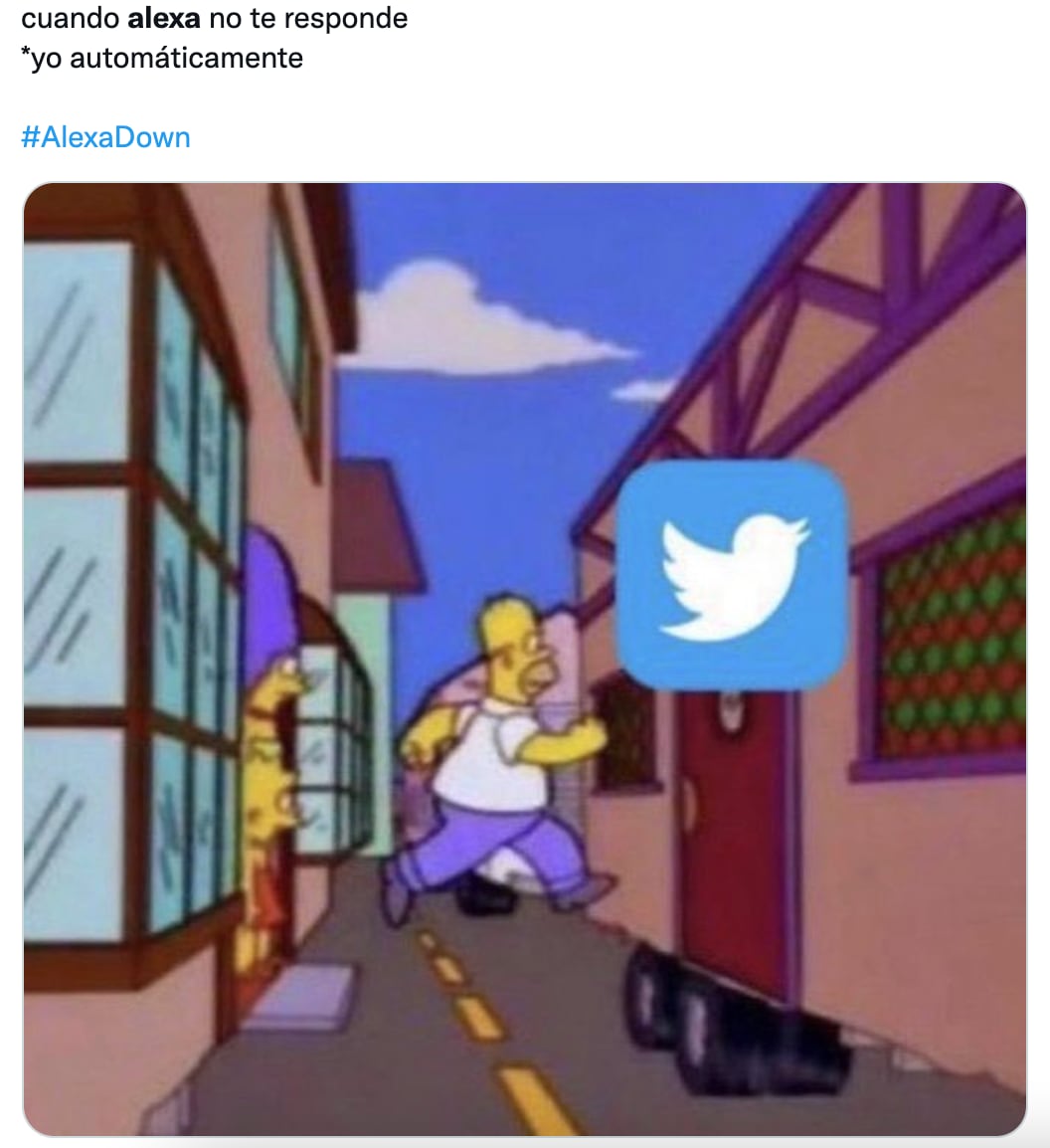 Memes sobre fallas de Alexa