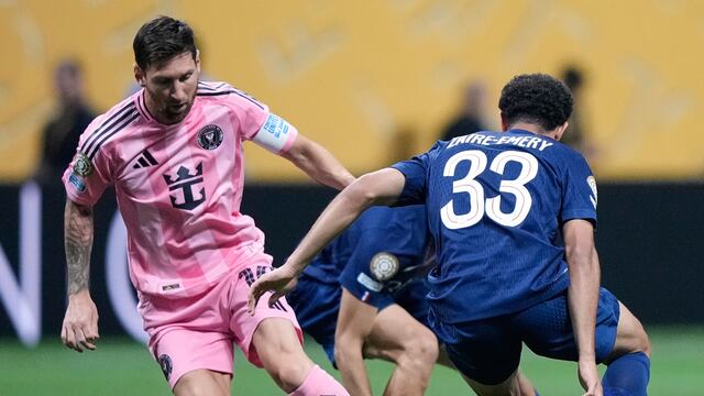 Lionel Messi fue captado mientras cometía una agresión sobre Vitinha en el duelo entre PSG e Inter Miami del Mundial de Clubes