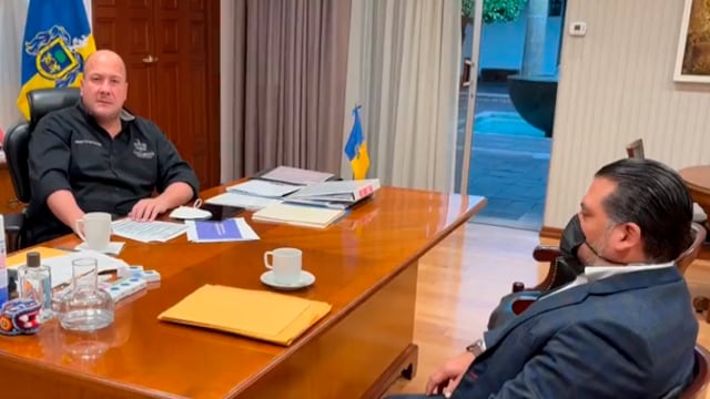 Captura de video de Enrique Alfaro, gobernador de Jalisco