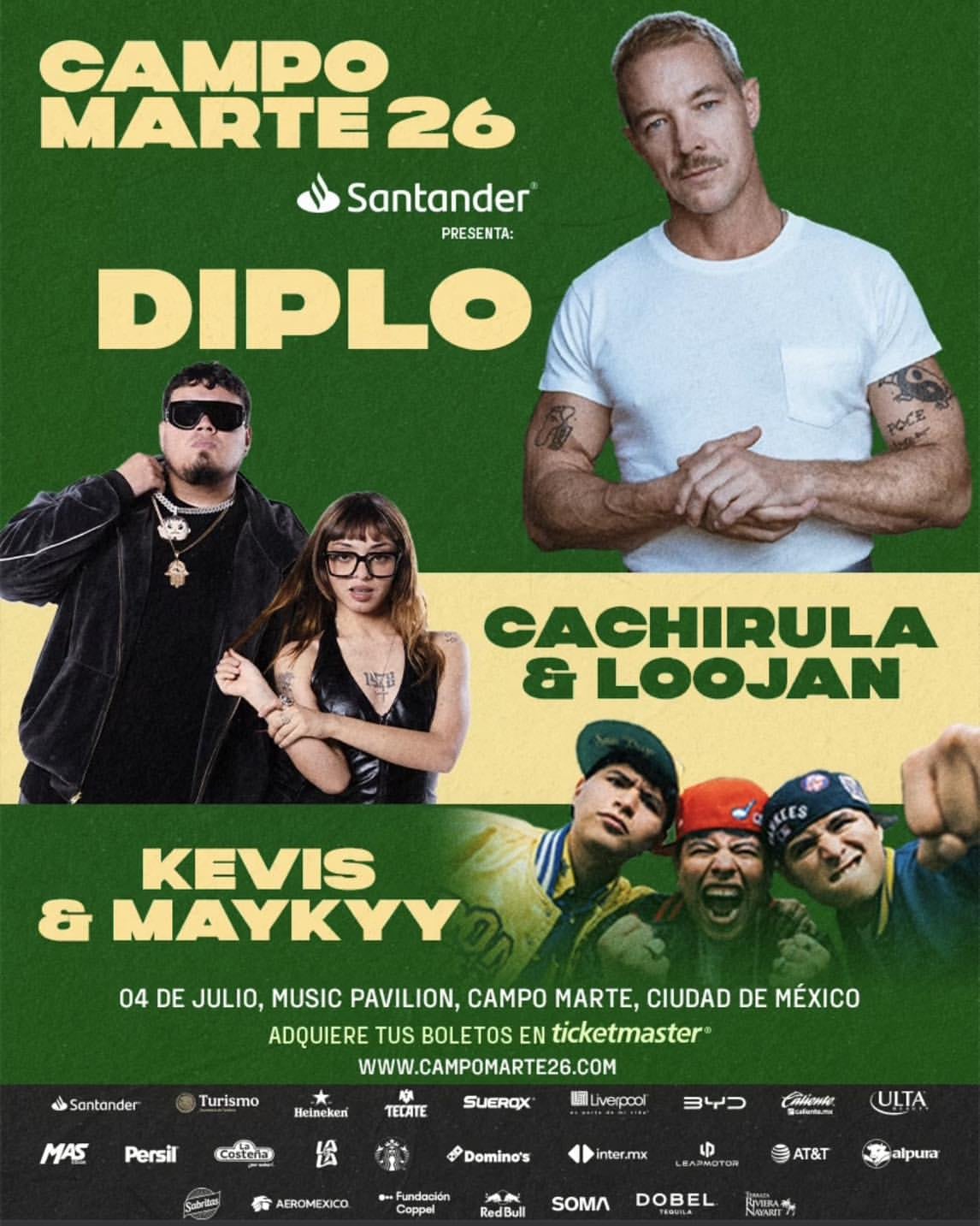 Concierto de Diplo en Campo Marte
