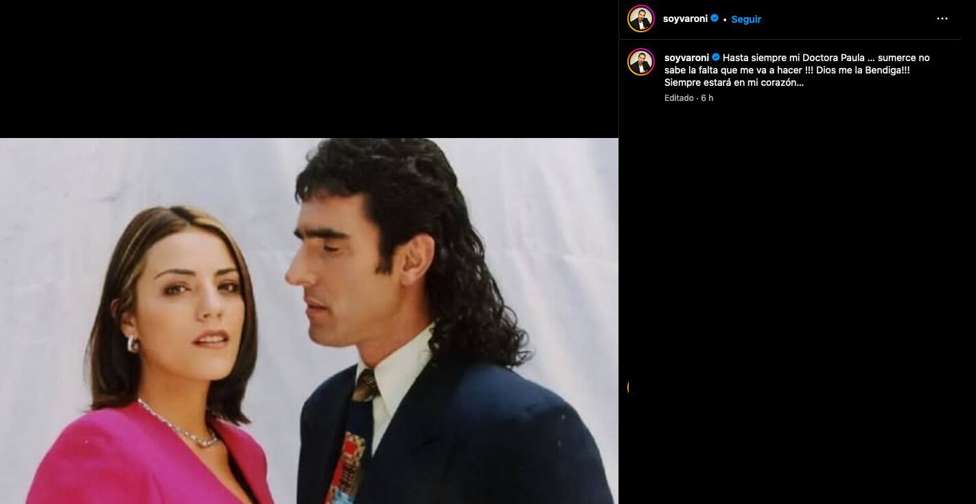 Miguel Varoni se despide de Sandra Reyes.