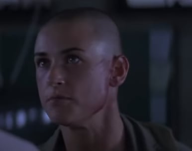 'GI Jane' Demi Moore.