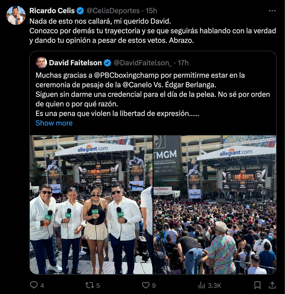 X de Ricardo Celis