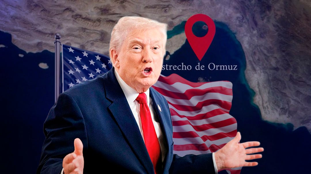 Trump amenaza con declarar el estrecho de Ormuz territorio estadounidense tras derrotar a Irán