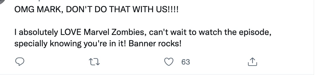 Mark Ruffalo responde al supuesto "spoiler" de 'What If...?'