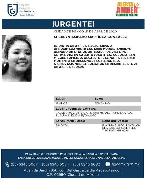Ficha de búsqueda de Sherlyn.