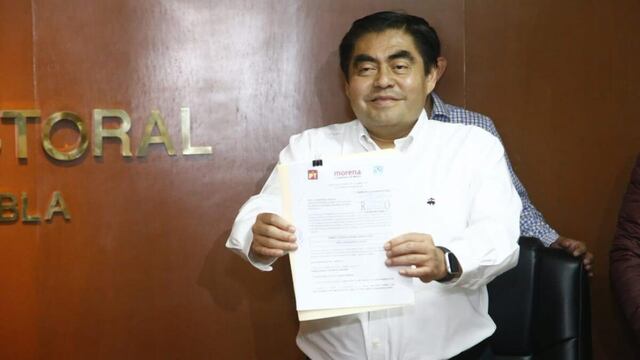Miguel Barbosa es oficialmente el candidato de Morena en Puebla