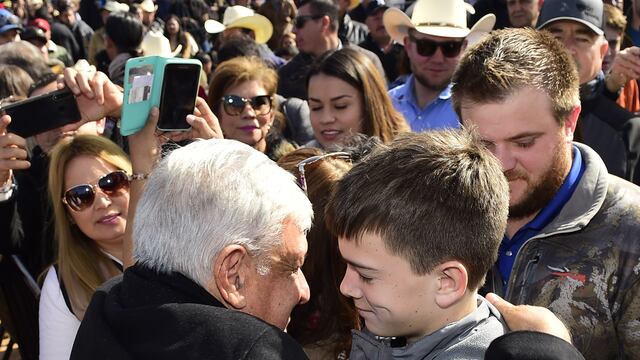 Andrés Manuel López Obrador en el rancho La Mora