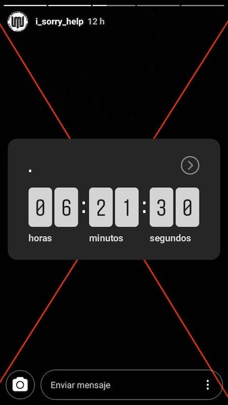 El autor de la amenaza colocó una cuenta regresiva