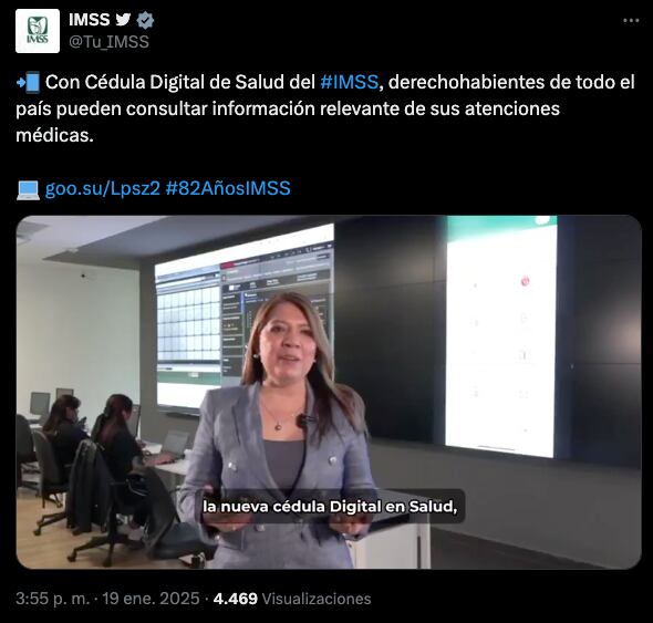 IMSS anuncia nueva Cédula Digital de Salud