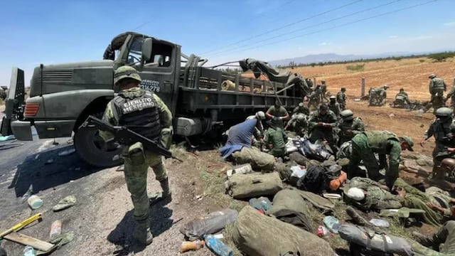 Militares se vuelcan en Zacatecas