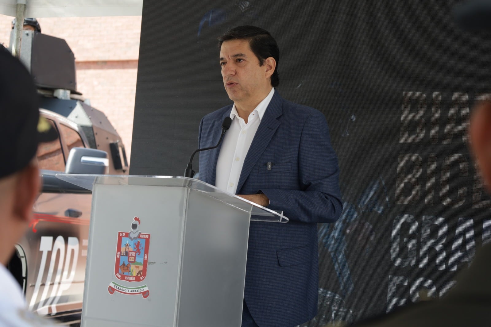 Escobedo realizó el primer Biatlón Bicentenario Mariano Escobedo con corporaciones de seguridad