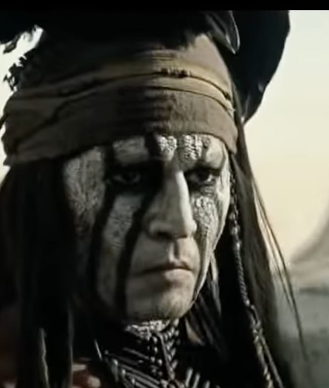 Johnny Depp en 'El llanero solitario'