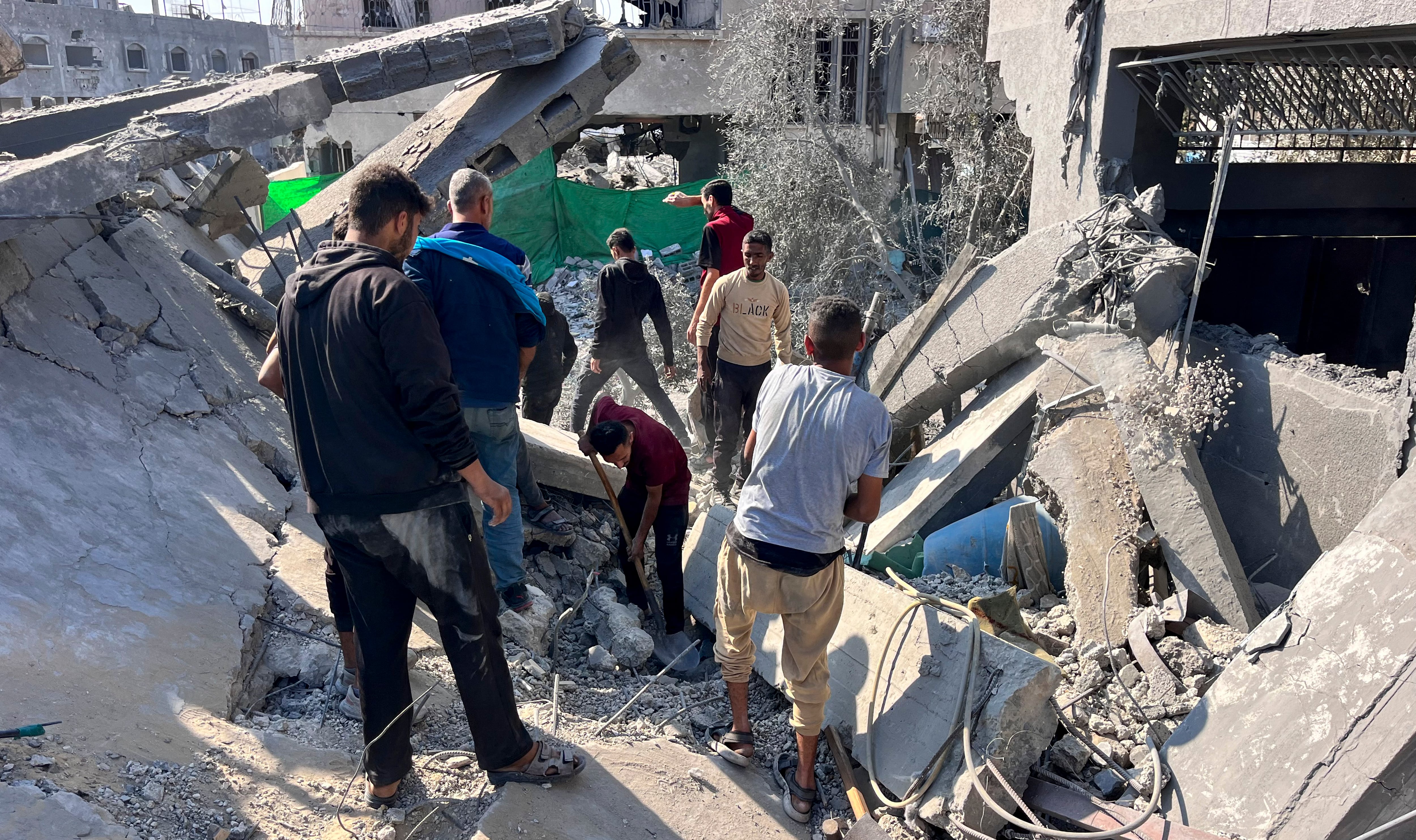 Bombardeos en la Franja de Gaza y la Cisjordania ocupada