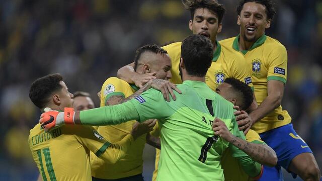 Brasil celebra el pase a semifinales