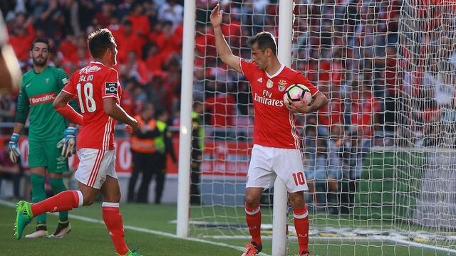 Jonas marcó el primero gol del partido