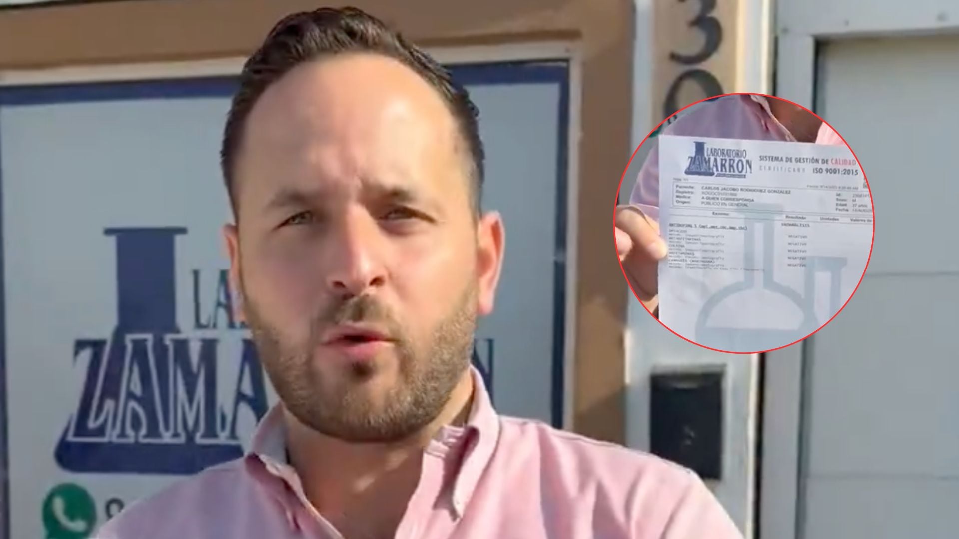 Jacobo Rodríguez, alcalde Piedras Negras, presume antidoping negativo tras choque con periodista Lucy Martínez