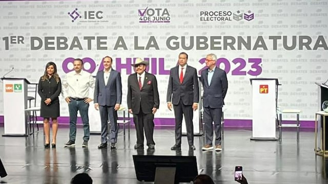 Primer debate rumbo a las elecciones 2023 en Coahuila