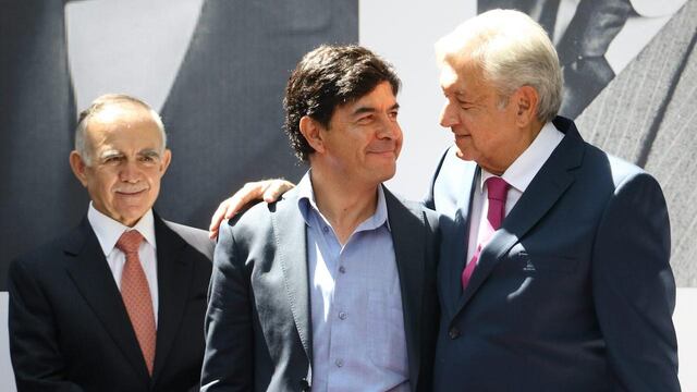 Alfonso Romo, Jesús Ramírez y Andrés Manuel López Obrador. Codicia.