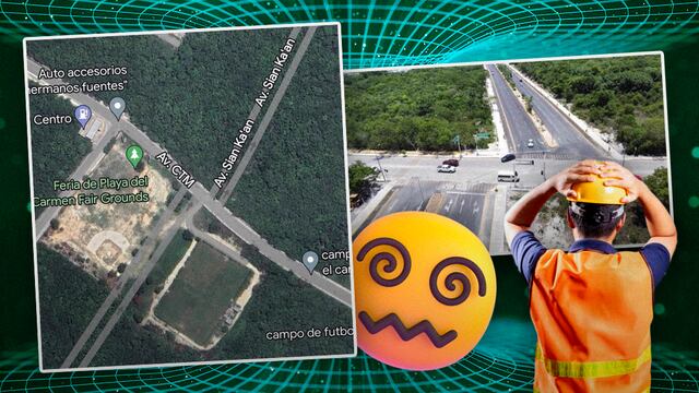 La carretera "chueca" de Playa del Carmen en México