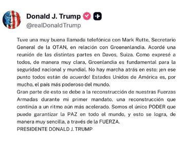 Trump se reunirá con Mark Rutte en Davos