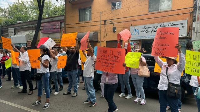 Protesta de Médicos del Hospital General de Tacuba