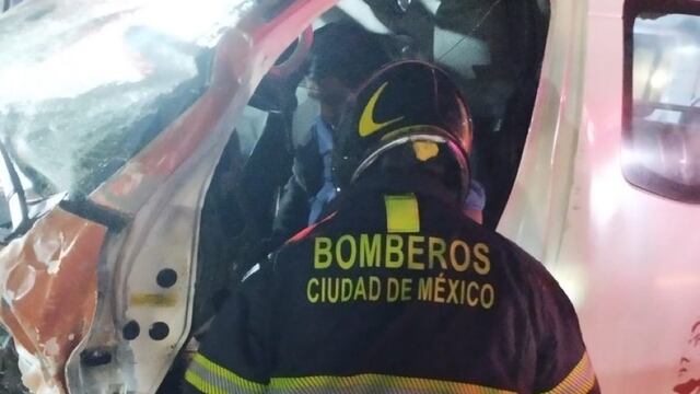 Aparatoso accidente en autopista México-Puebla hoy 8 de febrero
