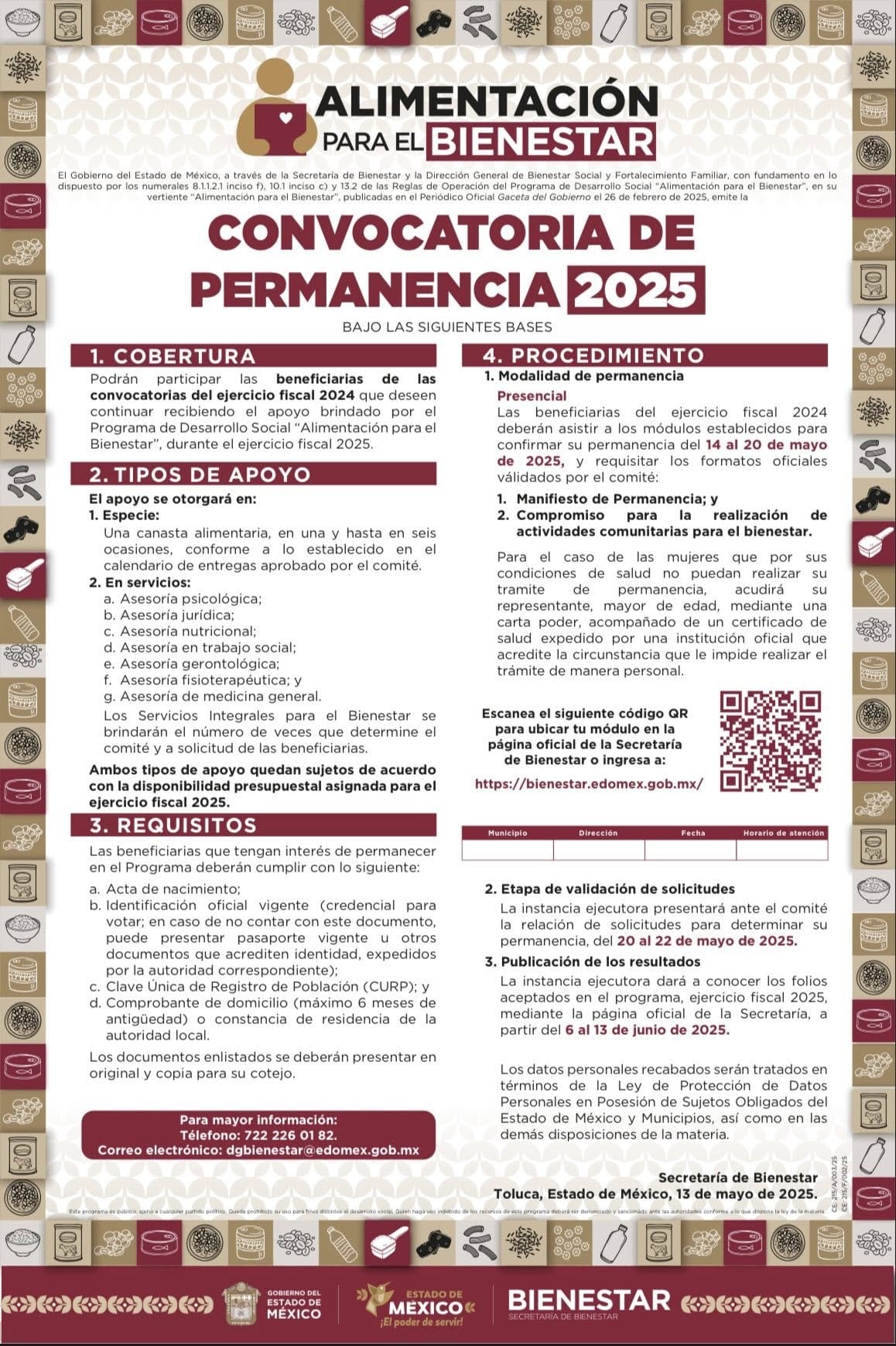 Permanencia Mujeres con Bienestar Edomex:
