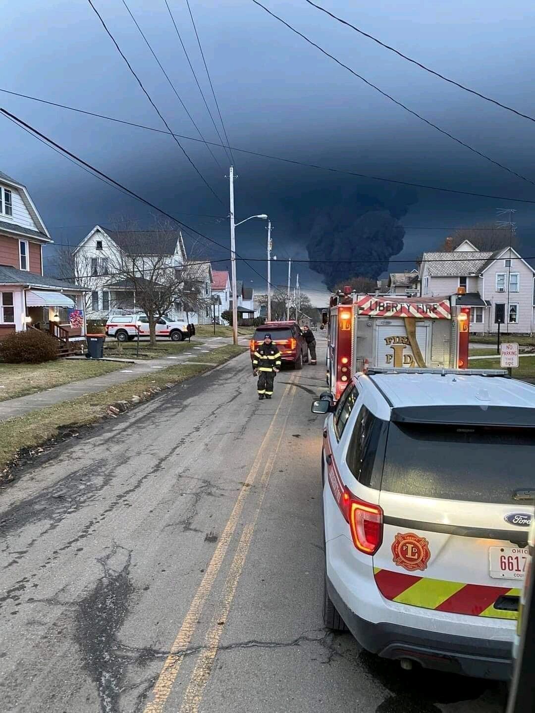 Nube tóxica de Ohio, Estados Unidos