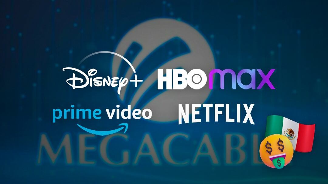 Promoción Megacable: Paga un precio adicional y obtén Disney+, HBO Max, Amazon Prime Video o Netflix