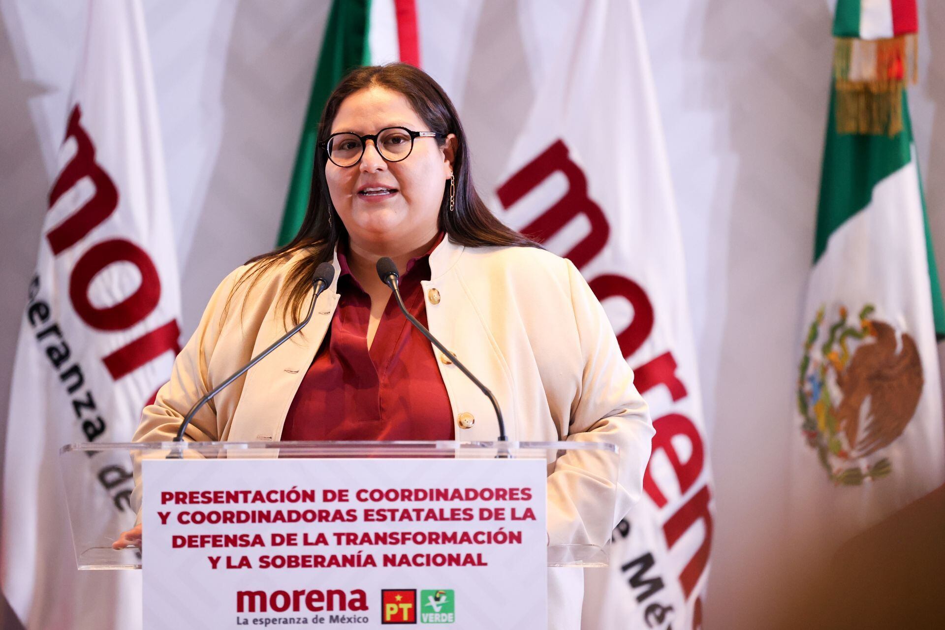 Citlalli Hernández, presidenta de la Comisión Nacional de elecciones de Morena.