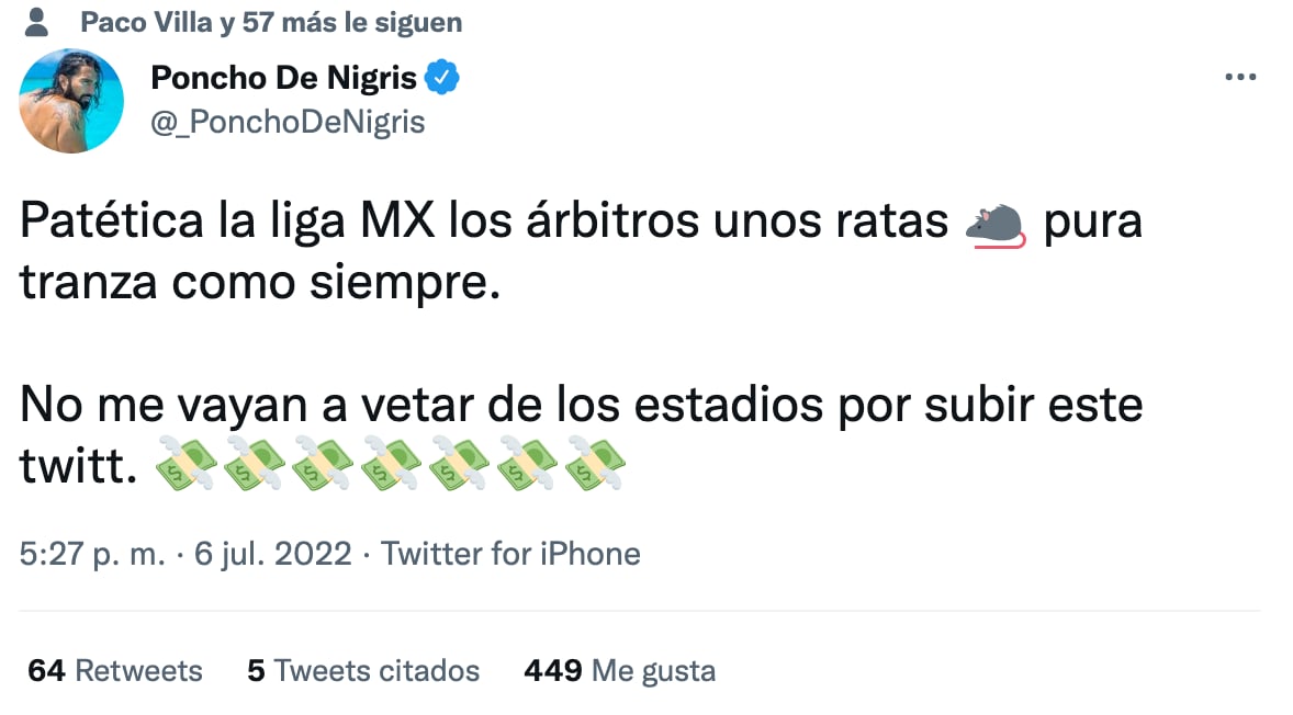 Poncho de Nigris