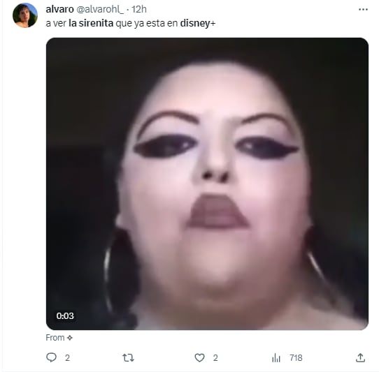 Memes por el estreno de La Sirenita en Disney Plus