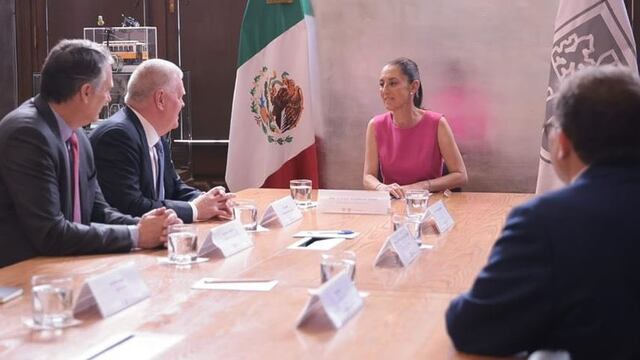 Claudia Sheinbaum se reúne con directivos de HSBC