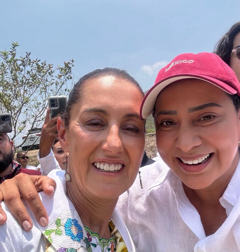 Yaneth Chiu López y Claudia Sheinbaum