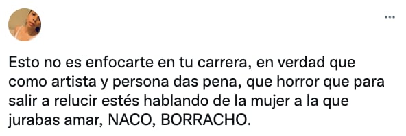 Tuit de crítica para Christian Nodal