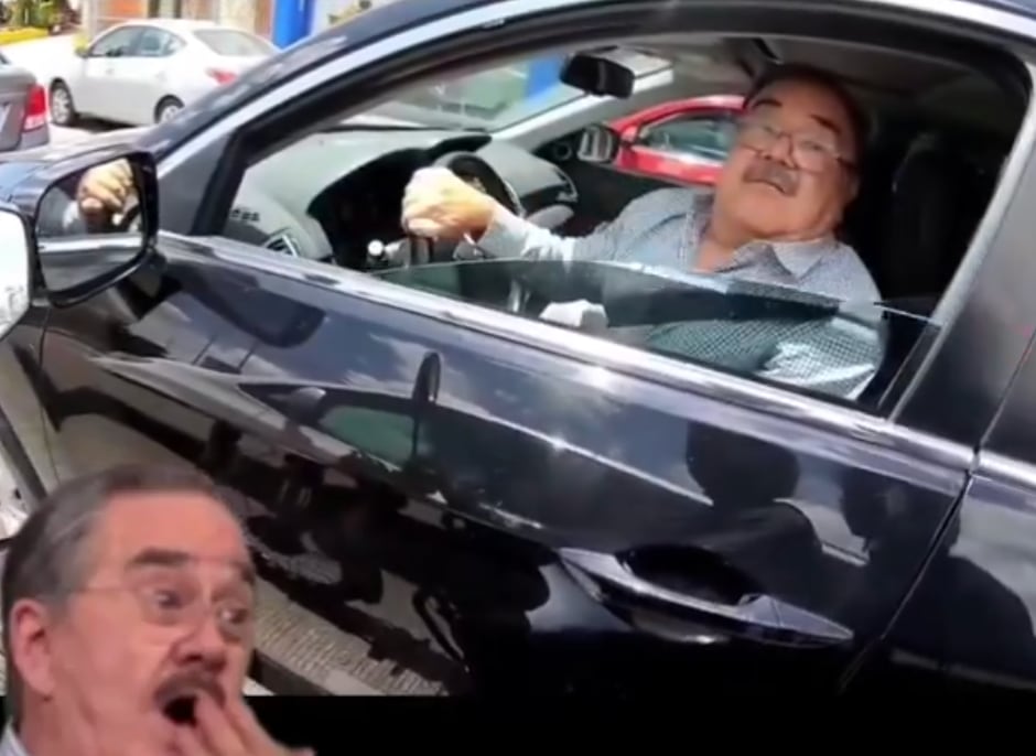Aseguran que Pedro Sola le aventó el auto a un motociclista, pero esta es la verdad