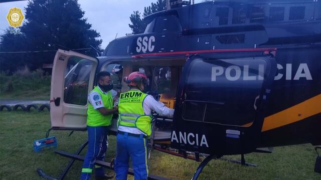 Volcán Xitle: Niño que cayó adentro fue rescatado