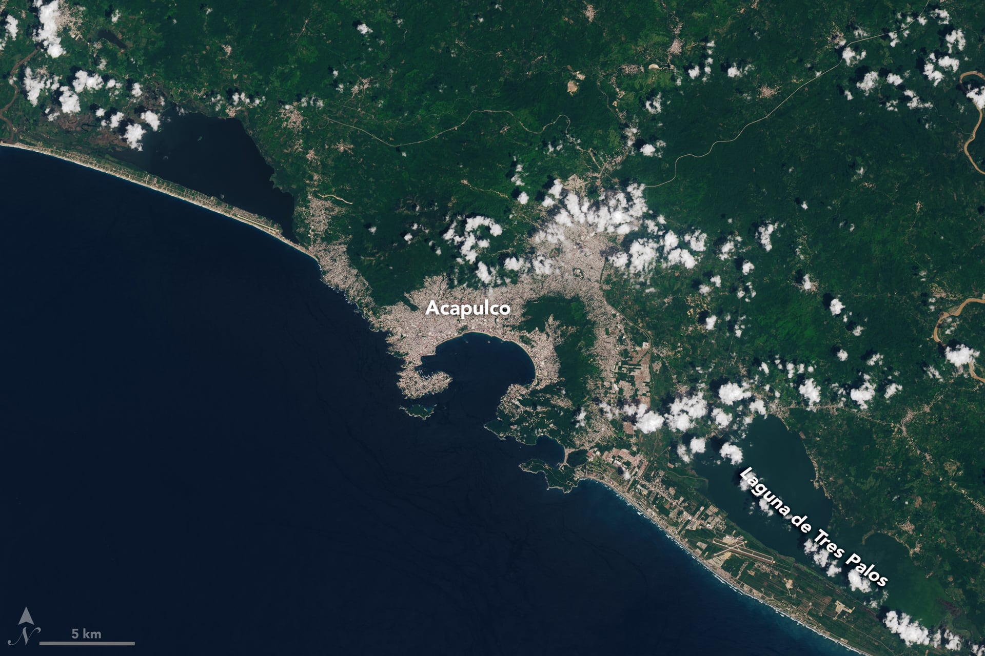 NASA: Acapulco 21 de septiembre 2023