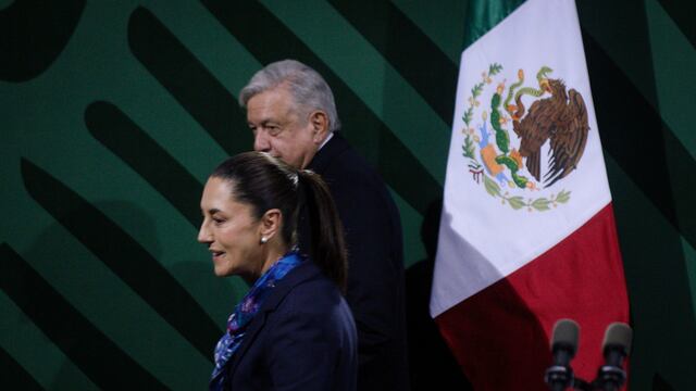 Andrés Manuel López Obrador y Claudia Sheinbaum