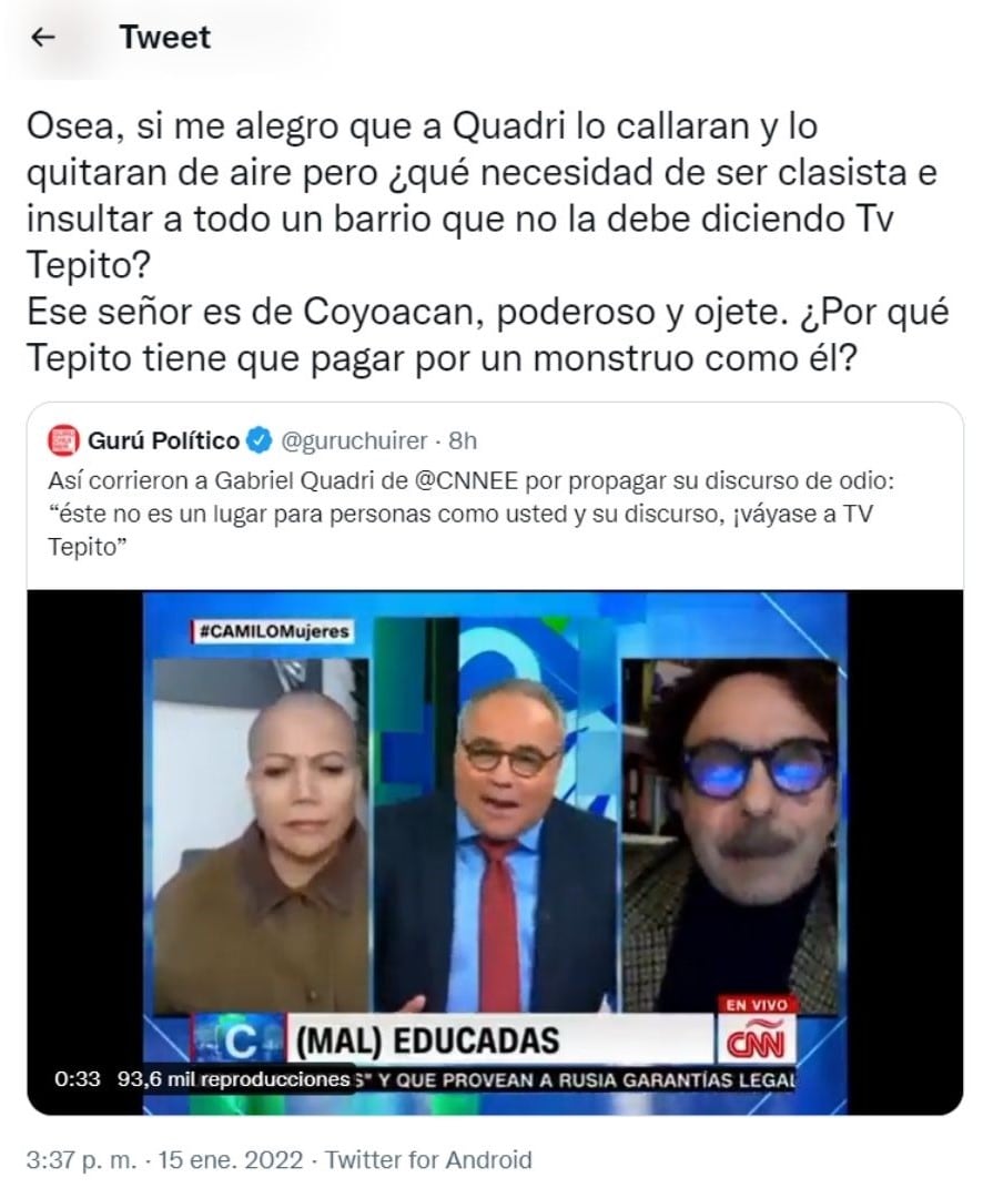 Críticas en redes contra el presentador de CNN