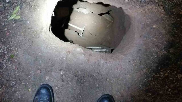 Era un tunel pequeño, de 3 metros de recorrido