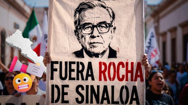 “Fuera Rocha”: convocan a marcha para exigir su salida definitiva de Sinaloa