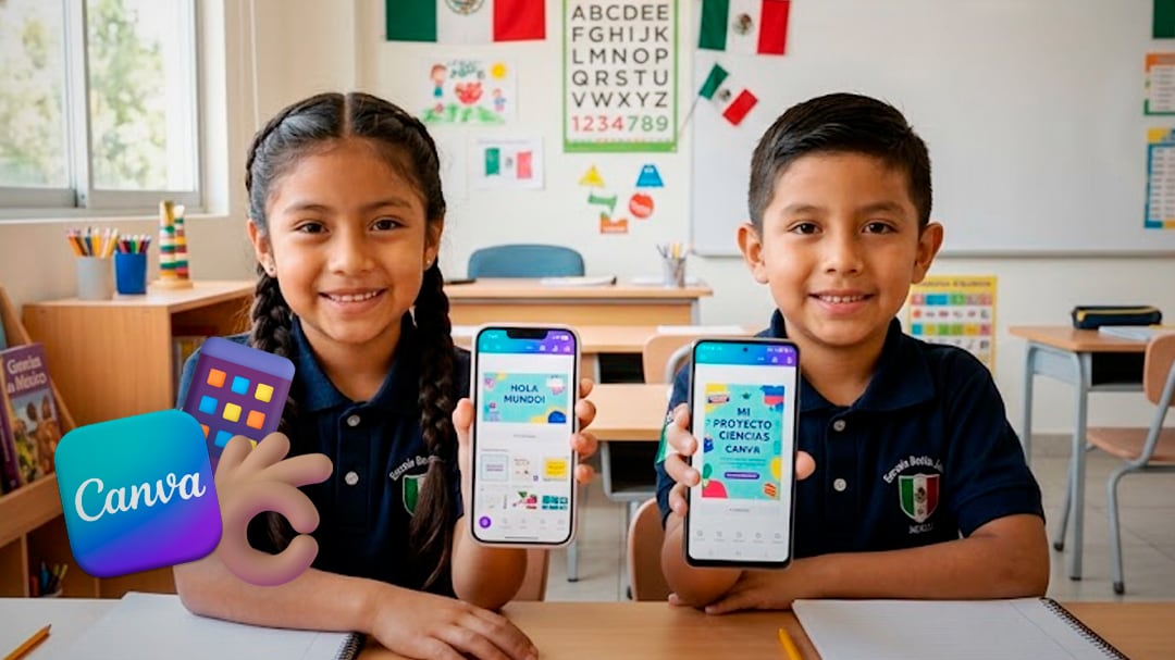 Canva defiende el uso de celulares en las escuelas como herramienta educativa