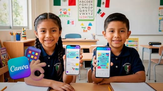 Canva defiende el uso de celulares en las escuelas como herramienta educativa