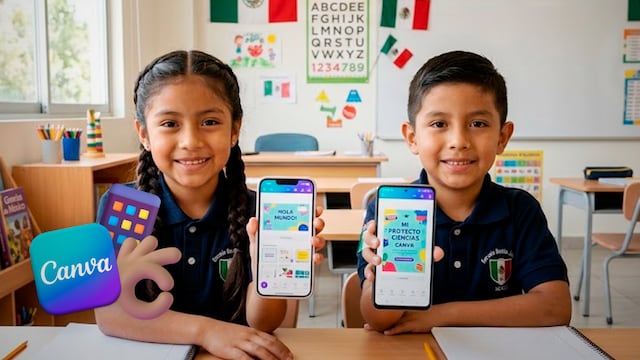Celulares en escuelas: Canva defiende su uso como herramienta educativa complementaria