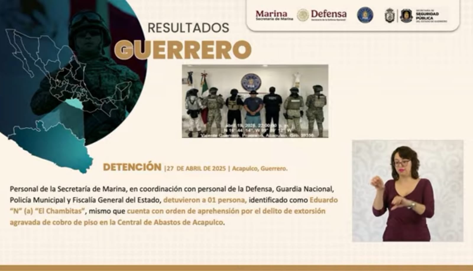 Guerrero sale del ranking de los 5 estados más violentos de México