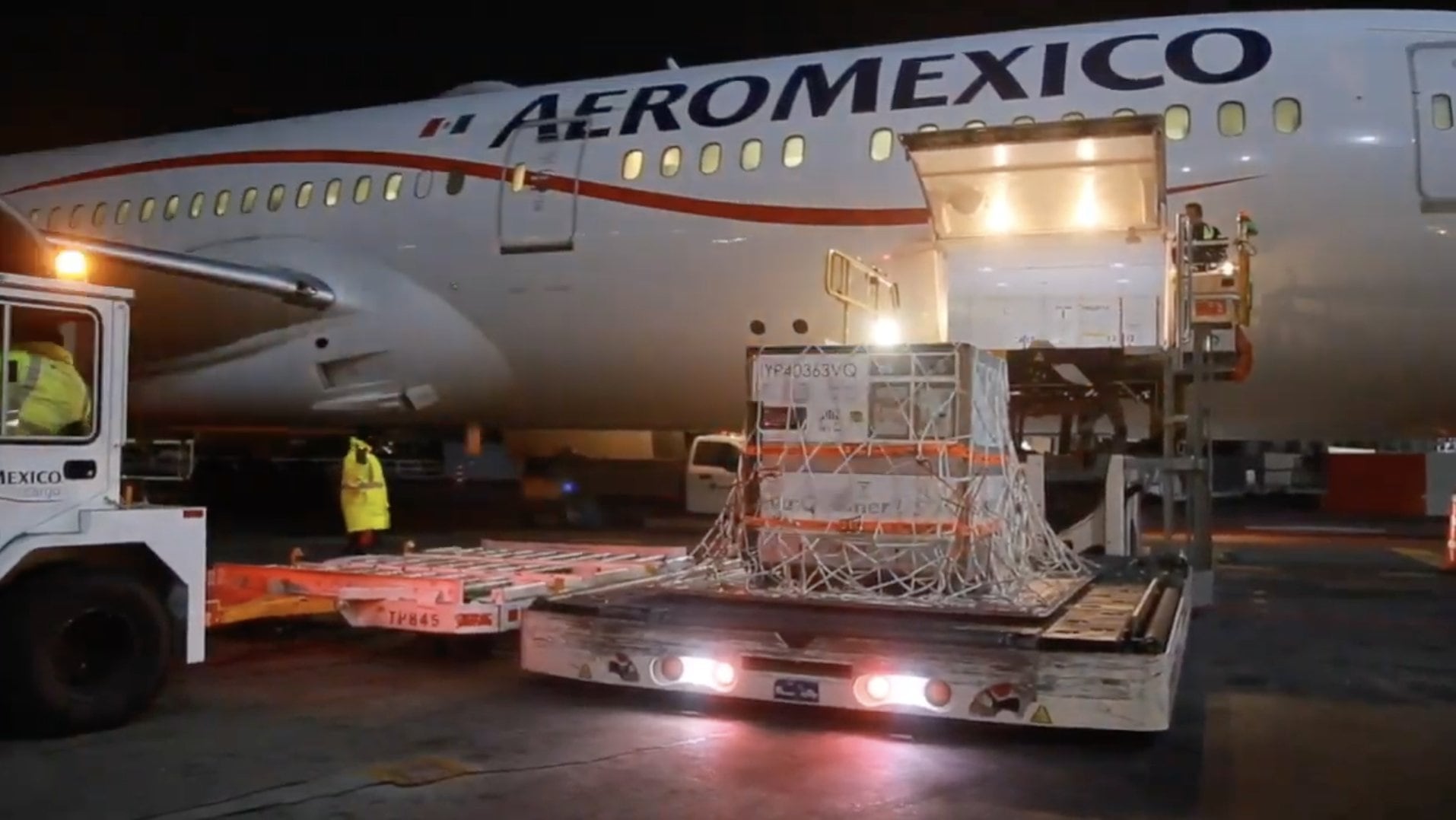 Embarque de la sustancia activa de AstraZeneca