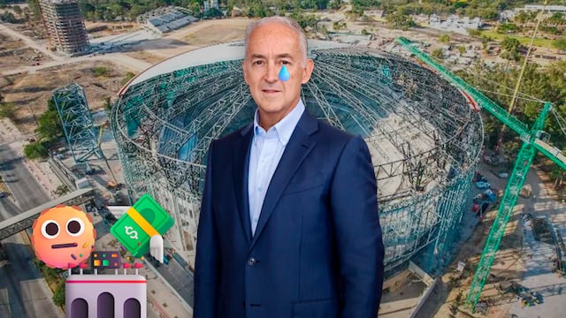 Arena Guadalajara de Guillermo Salinas Pliego, hermano de Ricardo Salinas Pliego, sigue sin concluirse